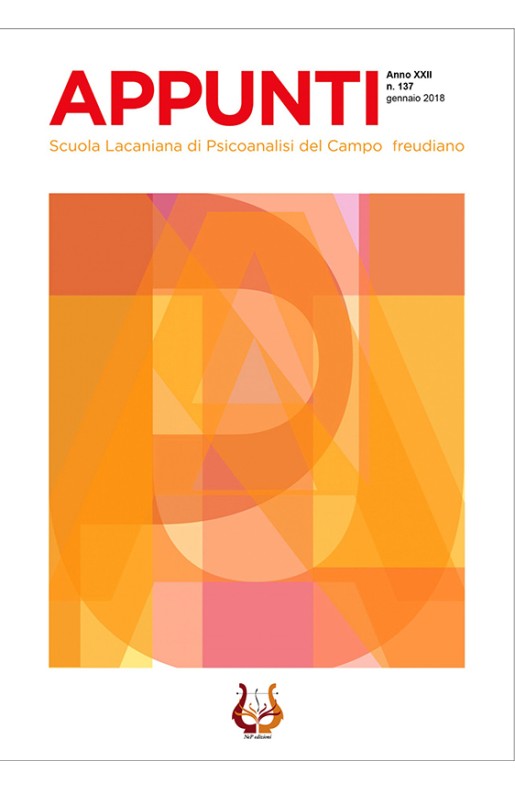Gennaio 2018. Scuola Lacaniana di Psicoanalisi del Campo freudiano.