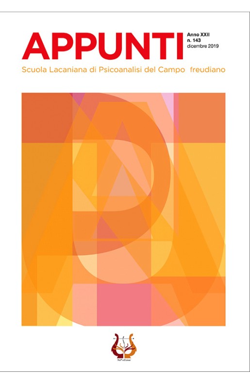 Dicembre 2019. Scuola Lacaniana di Psicoanalisi del Campo freudiano.