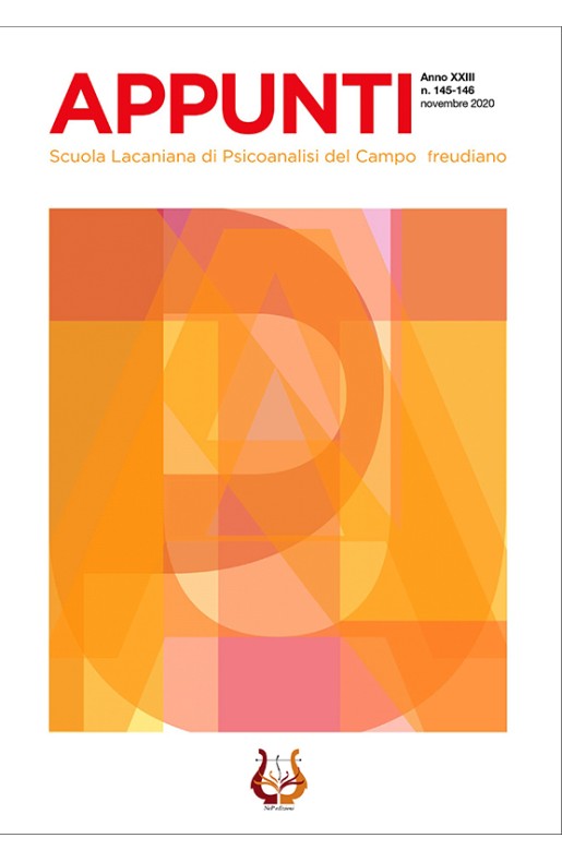 Novembre 2020. Scuola Lacaniana di Psicoanalisi del Campo freudiano.