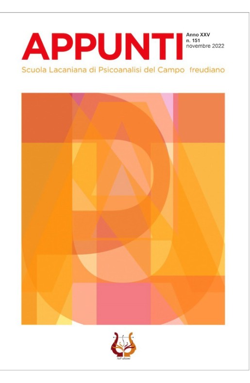 Novembre 2022. Scuola Lacaniana di Psicoanalisi del Campo freudiano.