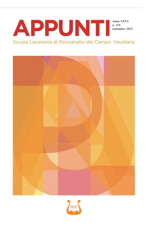Settembre 2023. Scuola Lacaniana di Psicoanalisi del Campo freudiano.