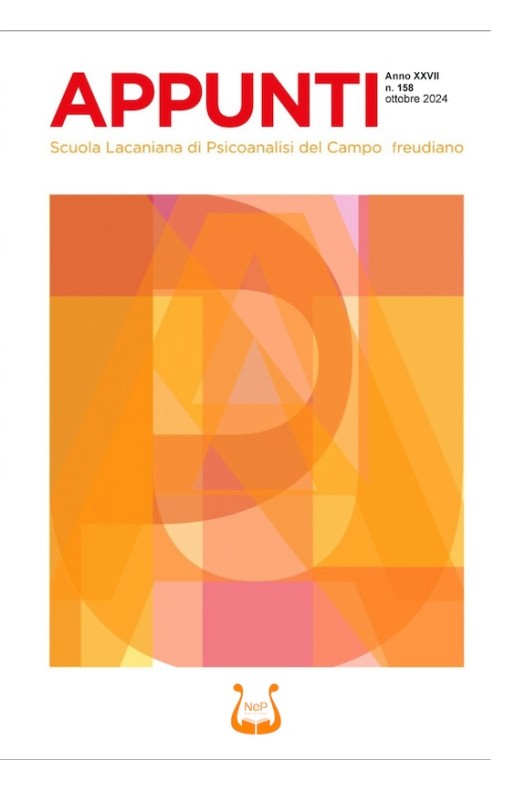 Ottobre 2024. Scuola Lacaniana di Psicoanalisi del Campo freudiano.